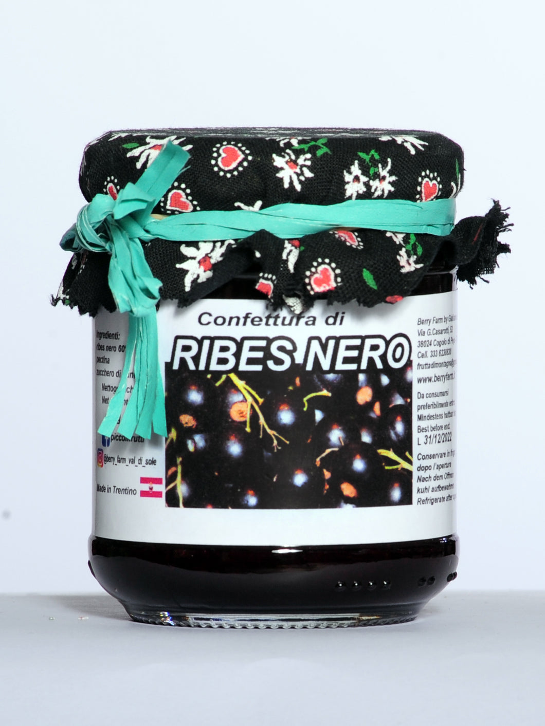 Confettura di Ribes Nero 220gr