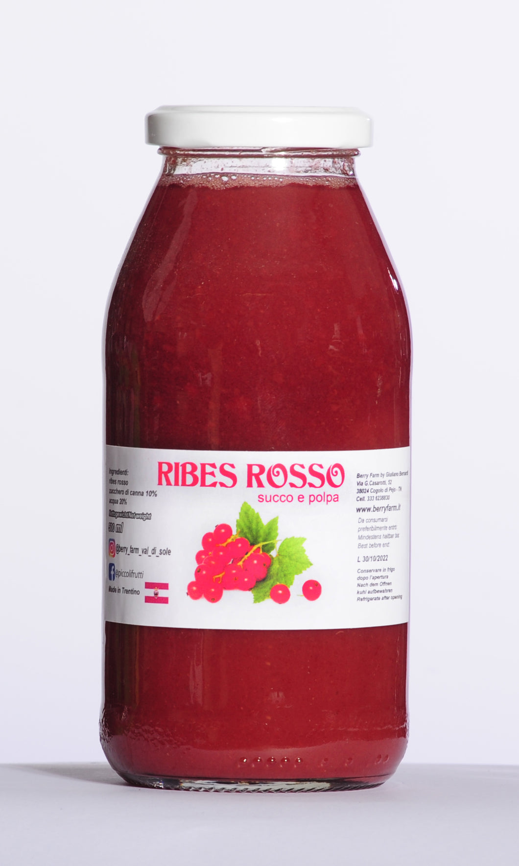 Succo di Ribes Rosso 500ml
