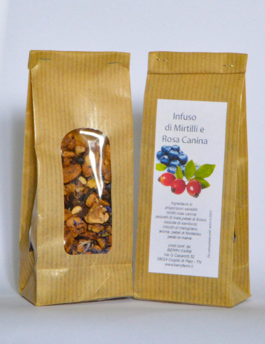 Infuso di Mirtilli e Rosa Canina 50gr